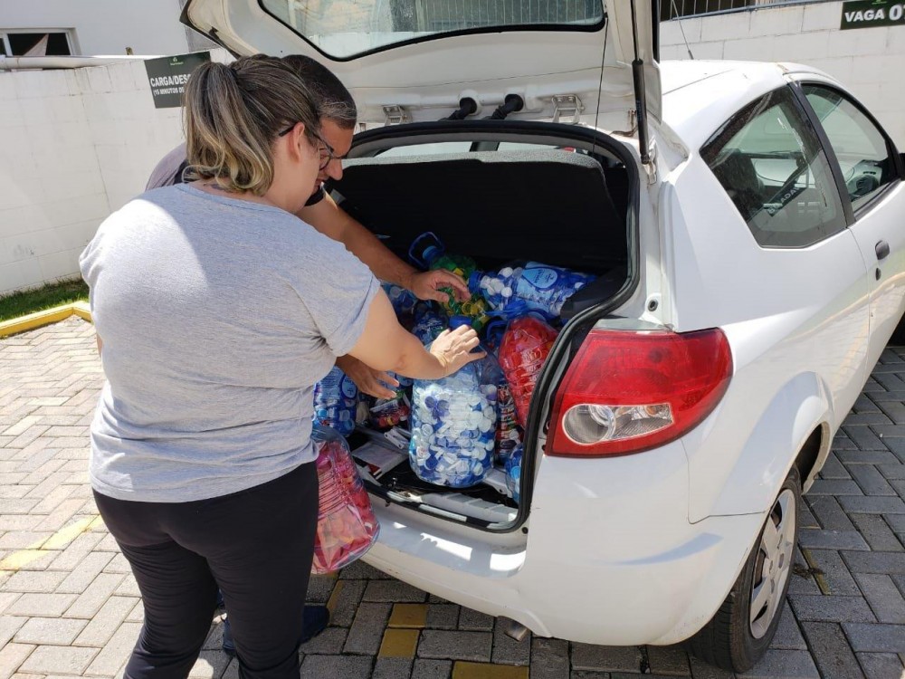 Projeto de reciclagem do Condomnio Bosque das Estaes em Palhoa, Santa Catarina. Cliente da Central Duplique de So Jos. 